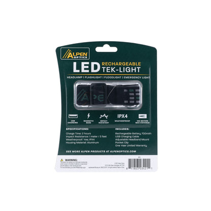 Alpen LED Rechargeable Tek-Light