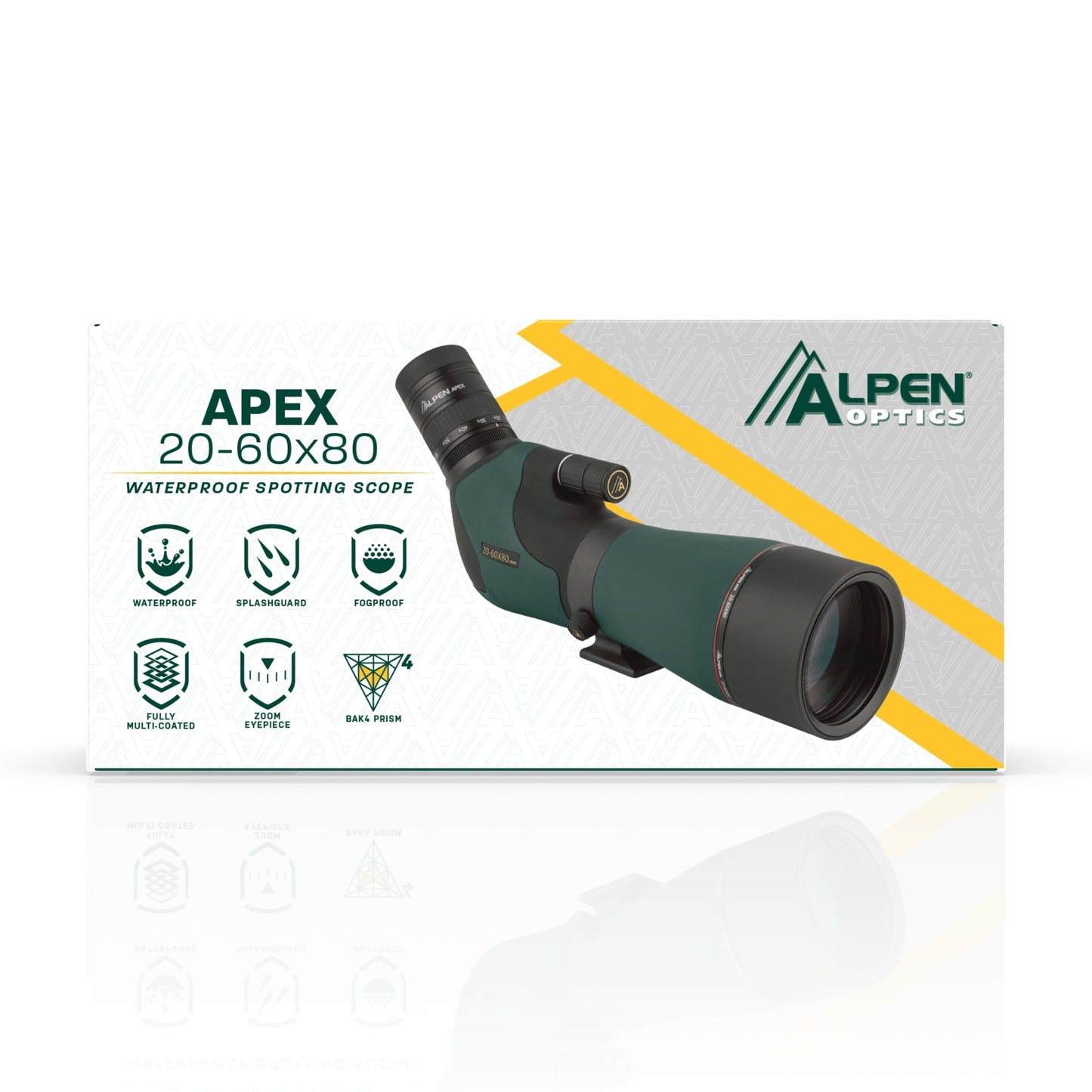 Alpen Apex 20-60x80 Waterproof Spotting Scope