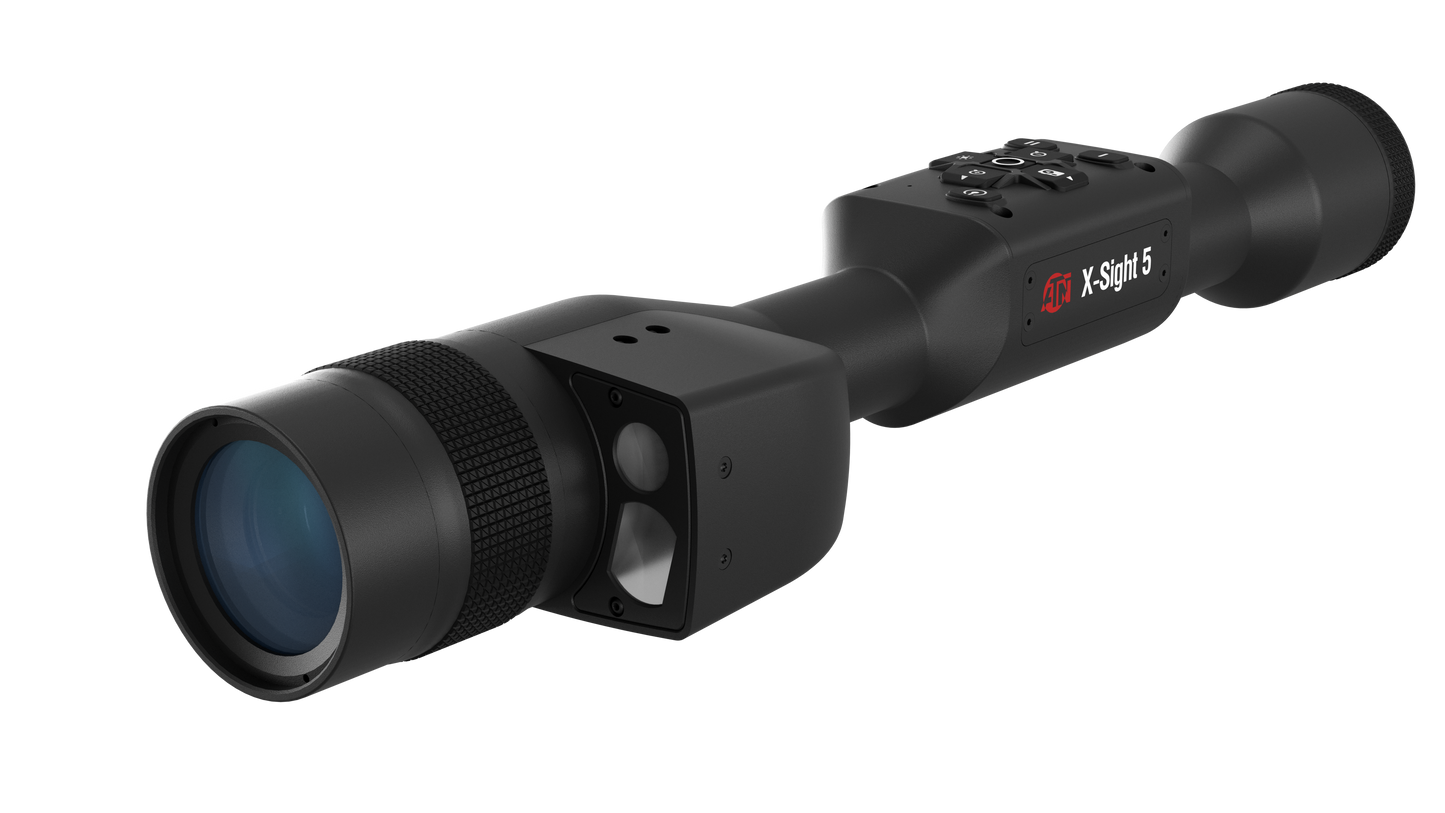 ATN X-Sight 5 Day / Night Vision Hunting Riflescope with Laser Rangefinder, Full HD Video, Wi-Fi, Ballistic Calculator, & More