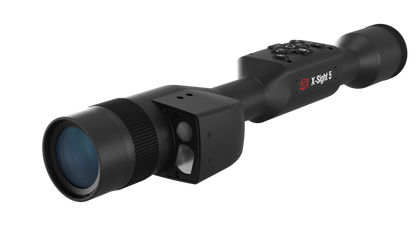 ATN X-Sight 5 Day / Night Vision Hunting Riflescope with Laser Rangefinder, Full HD Video, Wi-Fi, Ballistic Calculator, & More