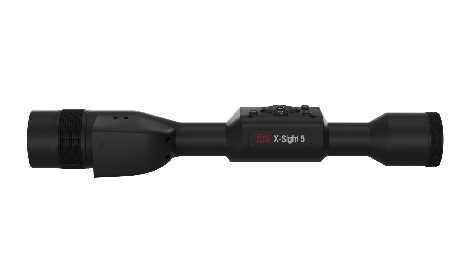 ATN X-Sight 5 Day / Night Vision Hunting Riflescope with Laser Rangefinder, Full HD Video, Wi-Fi, Ballistic Calculator, & More