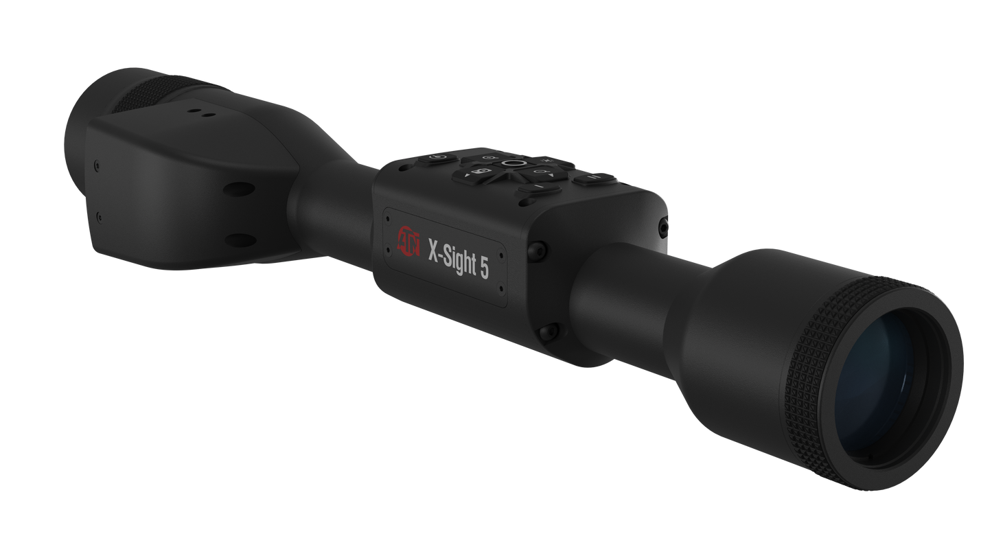 ATN X-Sight 5 Day / Night Vision Hunting Riflescope with Laser Rangefinder, Full HD Video, Wi-Fi, Ballistic Calculator, & More