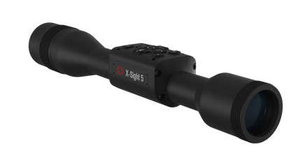 ATN X-Sight 5 Day / Night Vision Hunting Riflescope with Full HD Video, Wi-Fi, Ballistic Calculator, & More