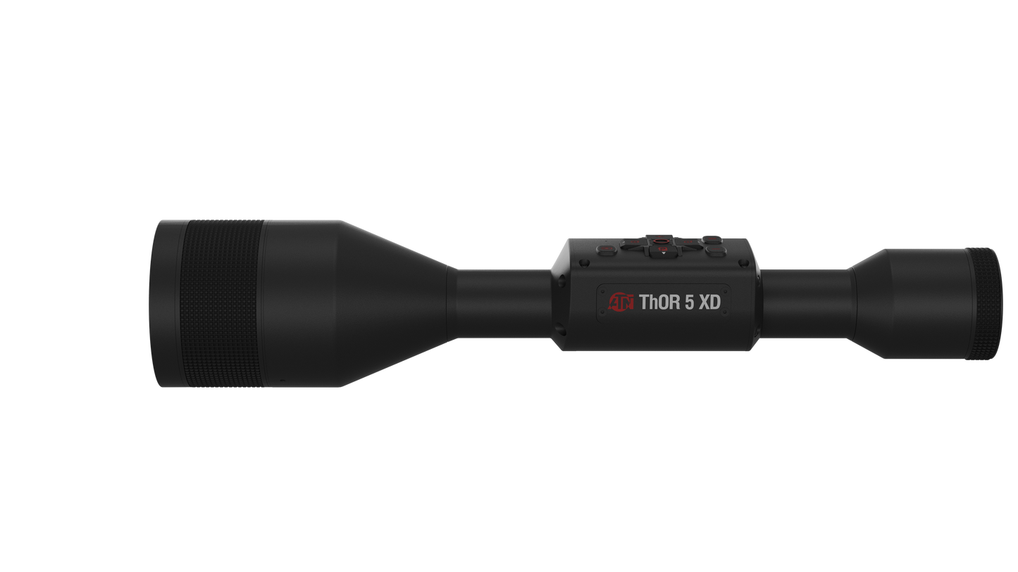 ATN ThOR 5 XD 1280x1024, 12 Micron Thermal Imaging Riflescope with Full HD Video, Wi-Fi, Ballistic Calculator, & More