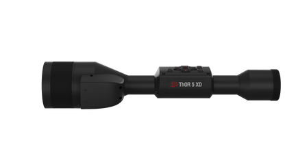 ATN ThOR 5 XD 1280x1024, 12 Micron Thermal Imaging Riflescope with Laser Rangefinder, Full HD Video, Wi-Fi, Ballistic Calculator, & More