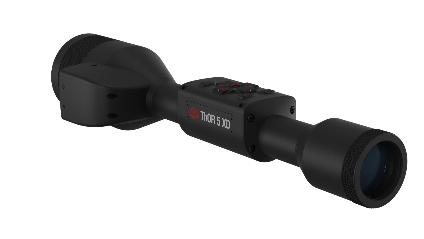 ATN ThOR 5 XD 1280x1024, 12 Micron Thermal Imaging Riflescope with Laser Rangefinder, Full HD Video, Wi-Fi, Ballistic Calculator, & More