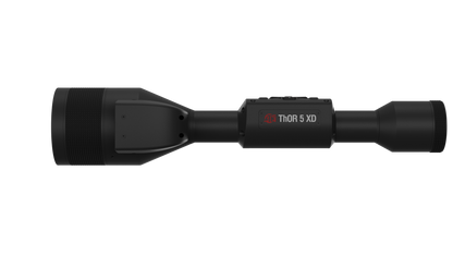 ATN ThOR 5 XD 1280x1024, 12 Micron Thermal Imaging Riflescope with Laser Rangefinder, Full HD Video, Wi-Fi, Ballistic Calculator, & More