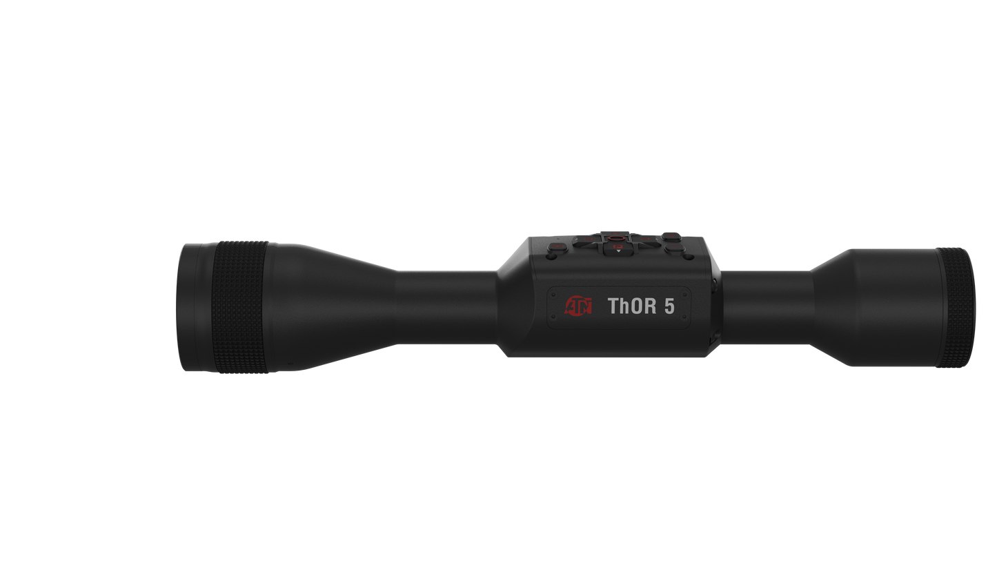 ATN ThOR 5 320x240, 12 Micron Thermal Imaging Riflescope with Full HD Video, Wi-Fi, Ballistic Calculator, & More