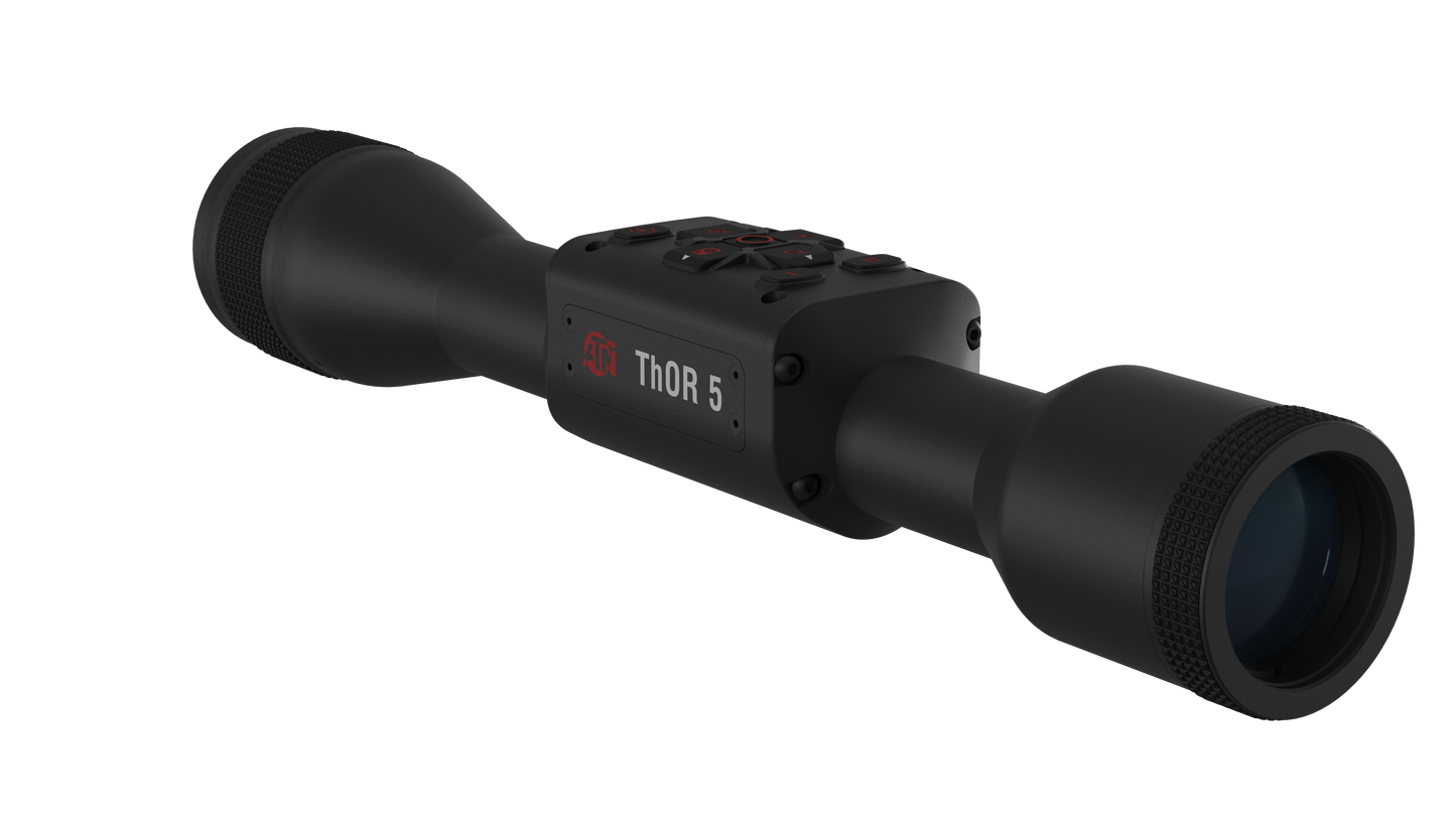 ATN ThOR 5 320x240, 12 Micron Thermal Imaging Riflescope with Full HD Video, Wi-Fi, Ballistic Calculator, & More