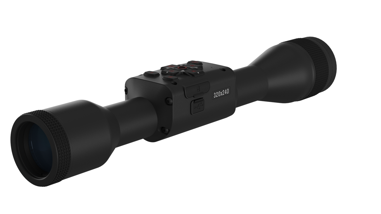 ATN ThOR 5 320x240, 12 Micron Thermal Imaging Riflescope with Full HD Video, Wi-Fi, Ballistic Calculator, & More