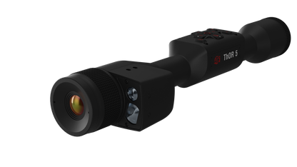 ATN ThOR 5 320x240, 12 Micron Thermal Imaging Riflescope with Laser Rangefiner, Full HD Video, Wi-Fi, Ballistic Calculator, & More