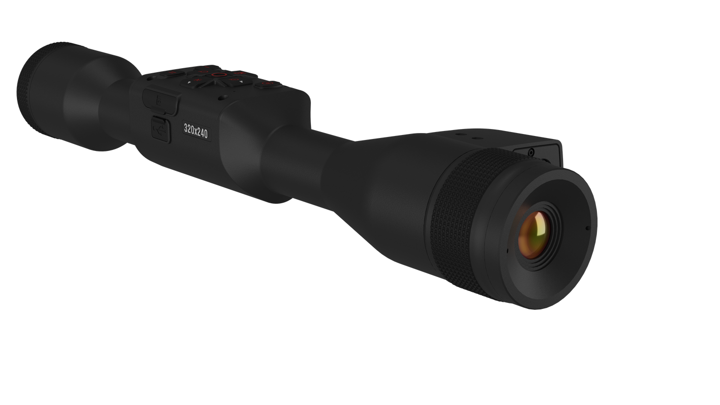 ATN ThOR 5 320x240, 12 Micron Thermal Imaging Riflescope with Laser Rangefiner, Full HD Video, Wi-Fi, Ballistic Calculator, & More