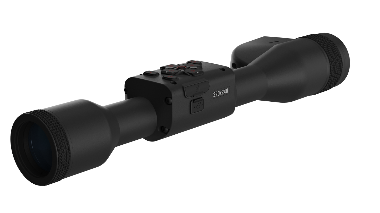 ATN ThOR 5 320x240, 12 Micron Thermal Imaging Riflescope with Laser Rangefiner, Full HD Video, Wi-Fi, Ballistic Calculator, & More