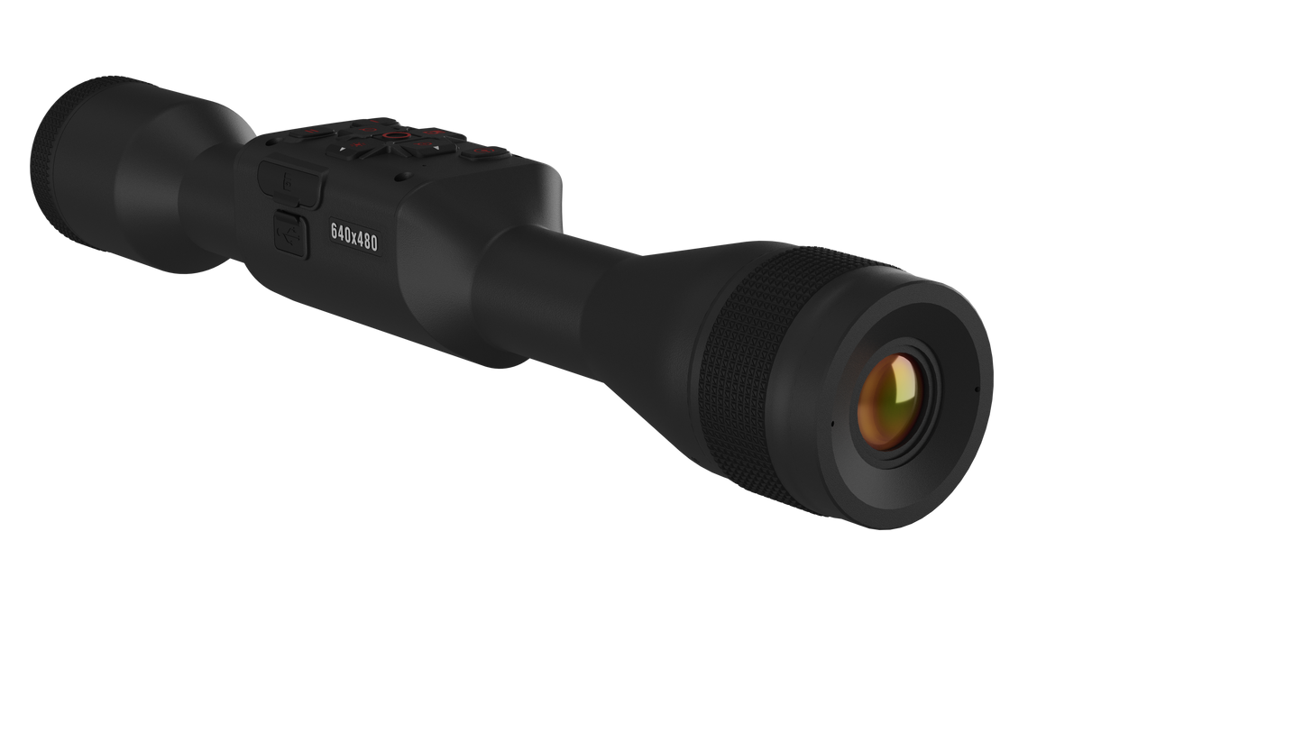 ATN ThOR 5 640x480, 12 Micron Thermal Imaging Riflescope with Full HD Video, Wi-Fi, Ballistic Calculator, & More