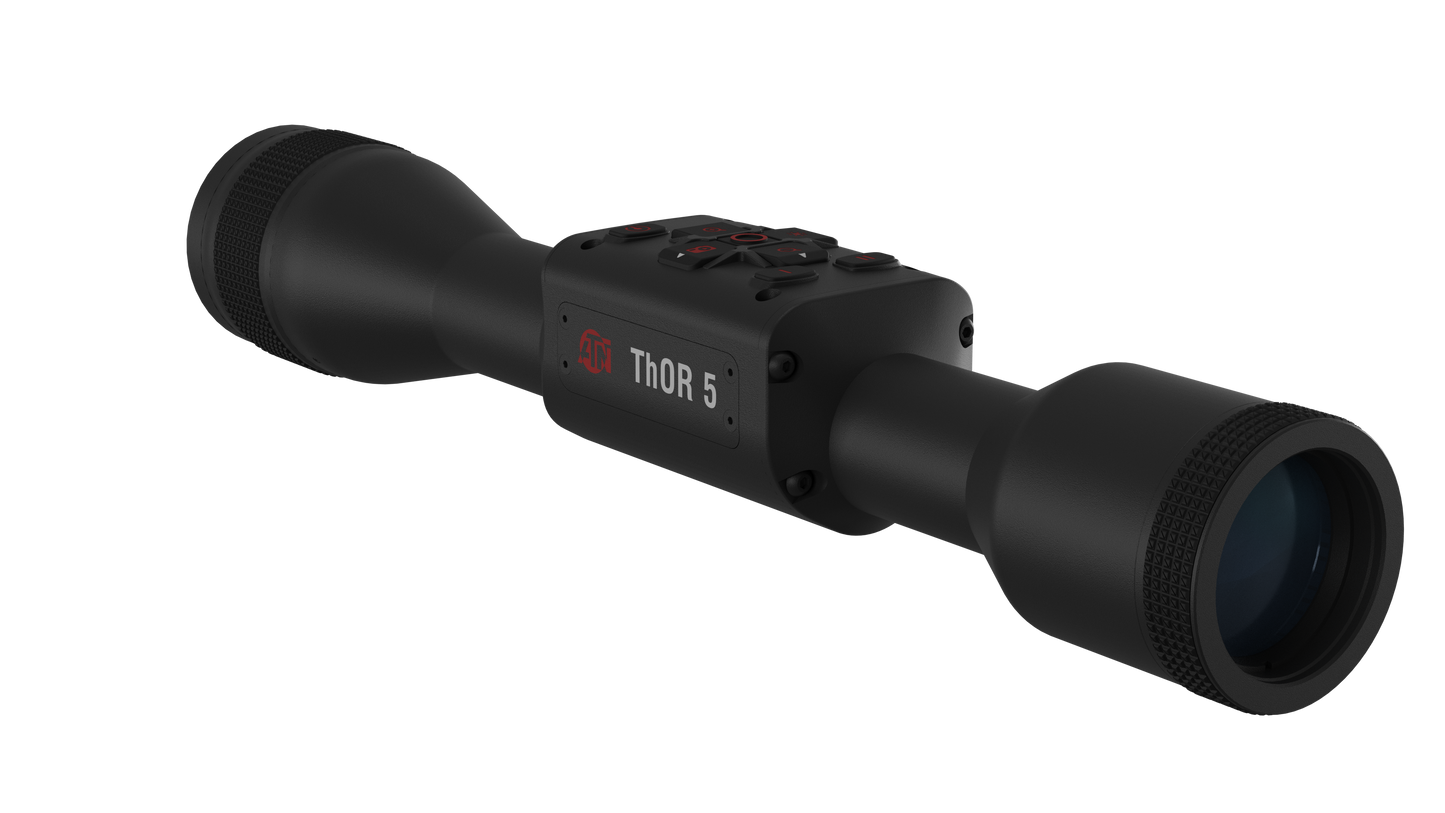 ATN ThOR 5 640x480, 12 Micron Thermal Imaging Riflescope with Full HD Video, Wi-Fi, Ballistic Calculator, & More