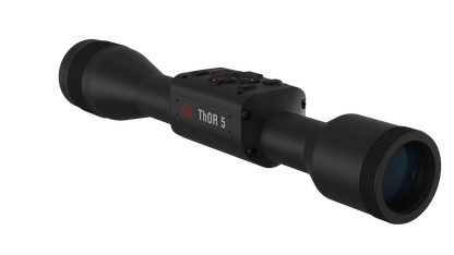 ATN ThOR 5 640x480, 12 Micron Thermal Imaging Riflescope with Full HD Video, Wi-Fi, Ballistic Calculator, & More