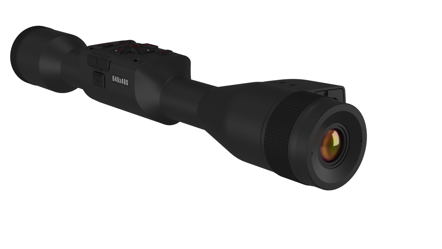 ATN ThOR 5 640x480, 12 Micron Thermal Imaging Riflescope with Laser Rangefiner, Full HD Video, Wi-Fi, Ballistic Calculator, & More