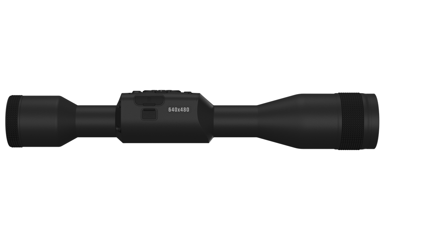 ATN ThOR 5 640x480, 12 Micron Thermal Imaging Riflescope with Laser Rangefiner, Full HD Video, Wi-Fi, Ballistic Calculator, & More